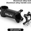 Vástago bicicleta aluminio 1.25" comp MTB carretera negro