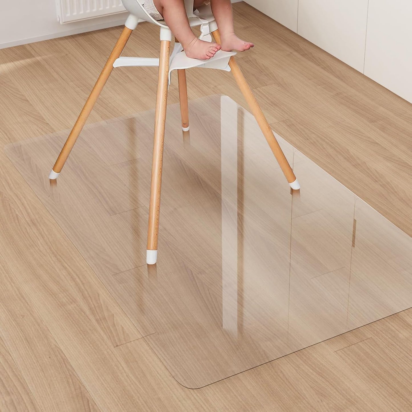 Alfombra vinilo cocina 3x5ft transparente antiderrap