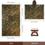 Poncho militar Rip-Stop camuflaje impermeable
