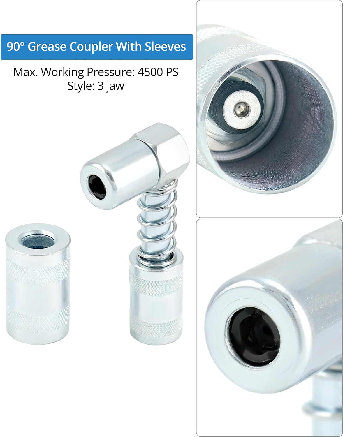 Set 9 puntas engrase kit acoplador grasa universal