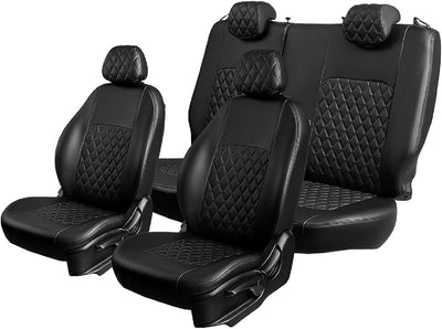 Fundas asiento Toyota Corolla 14-19 cuero negro impermeable