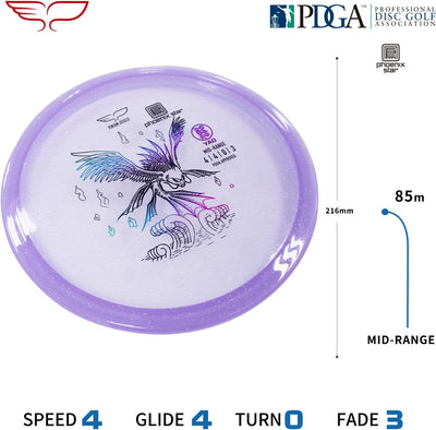 Disco golf PDGA rango medio 5.82-6.17oz color sombra