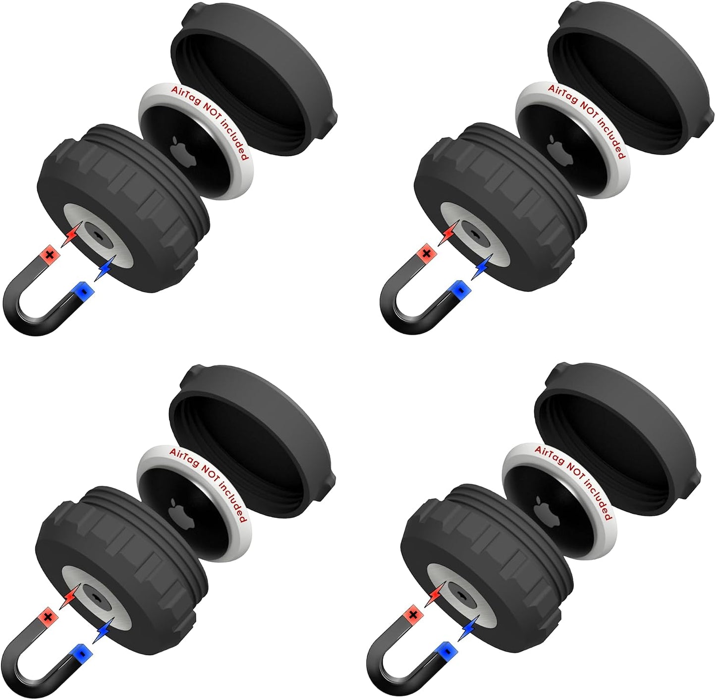 Funda magnética neodimio para Airtag gen 1 y 2
