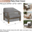Fundas sillas patio impermeables 30x27x36pulg pack