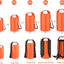Bolsa flotante impermeable para kayak 40L/30L/20L/10L/5L
