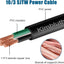 Cable extensión eléctrico 10/3 cobre puro 100 ft exteriores