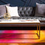 Alfombra área abstracta gradiente 3x3pulg x 5x3pulg rosa/oro
