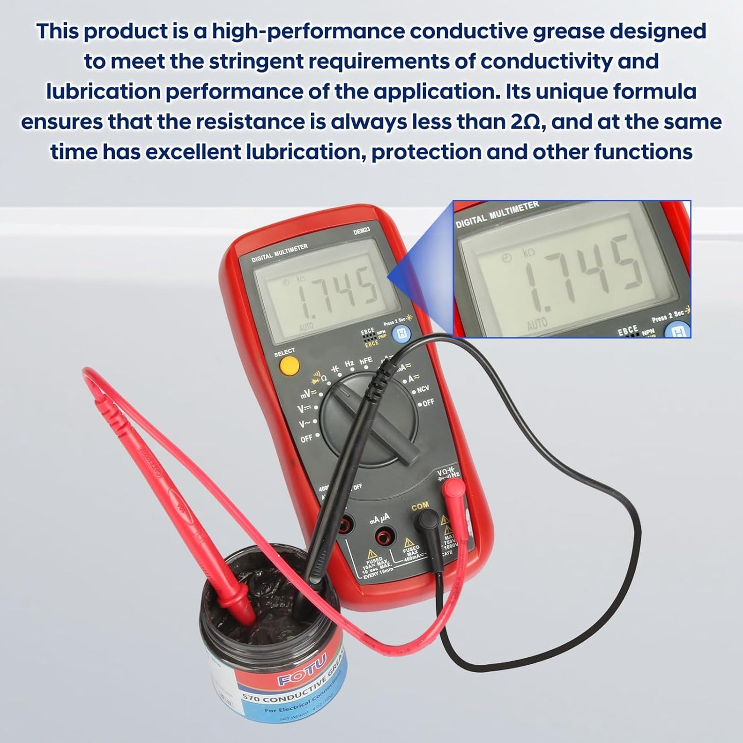 Grasa lubricante conductora 570 para conectores
