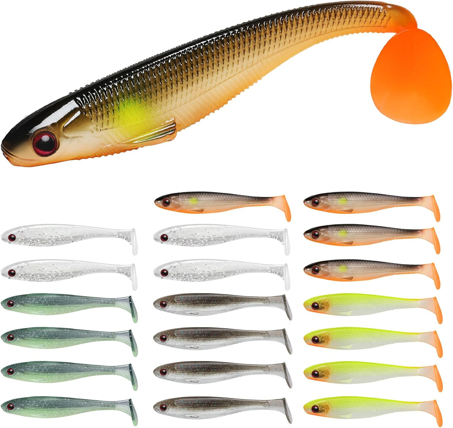 Lanzador pesca suave vibración múltiples cebo