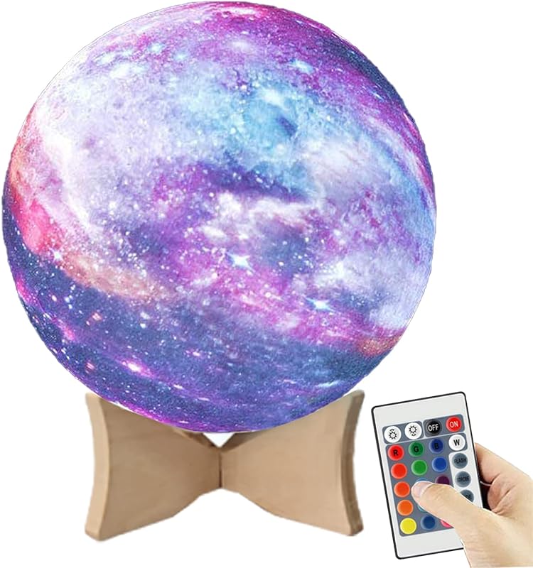 Lámpara galaxia 16 colores LED con control táctil y USB 5.9"