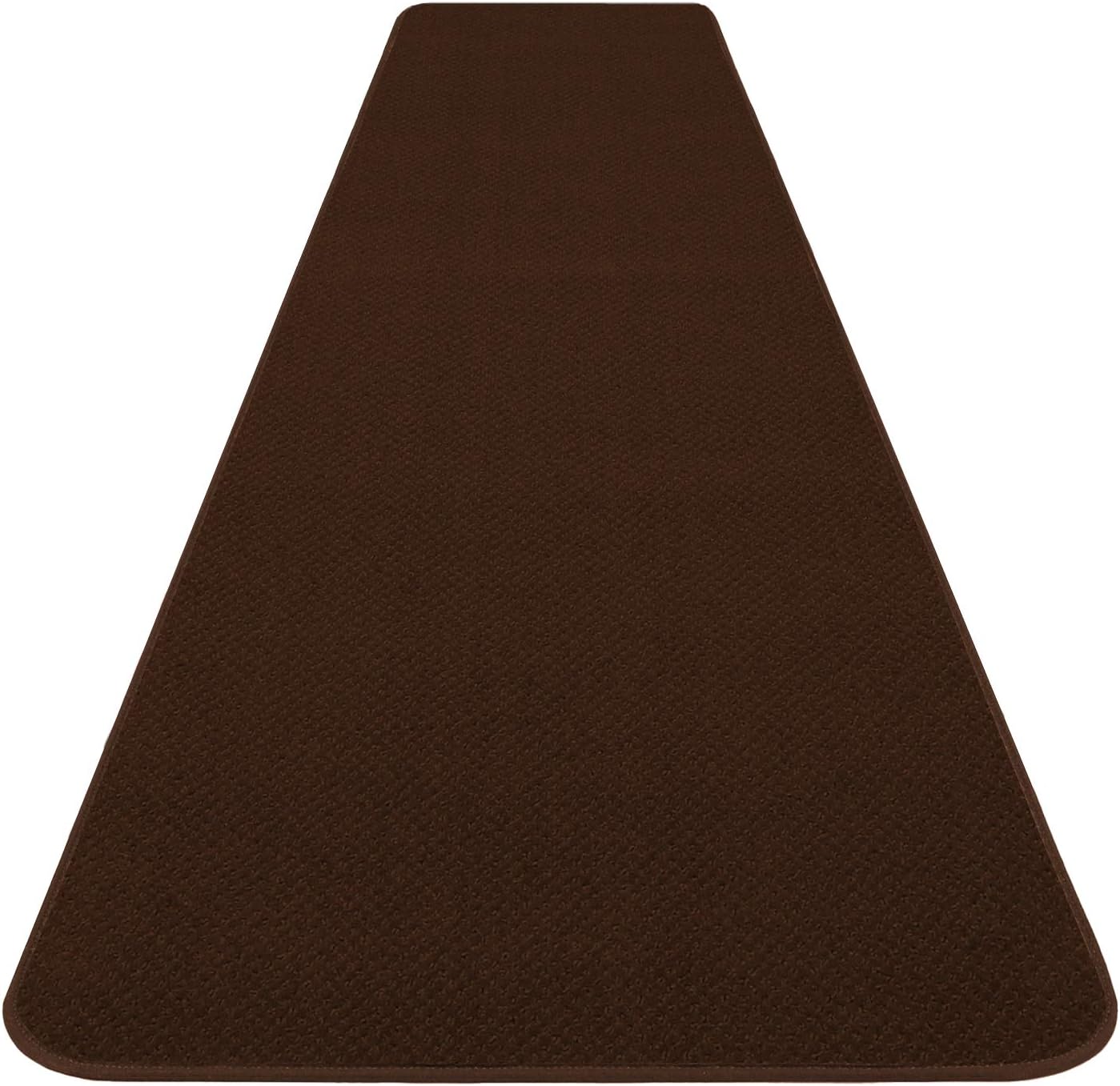 Alfombra antiderrap marrón 4ft x 27pulg