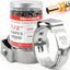 250 Pzas Anillos Crimpado PEX 1/2pulg Acero Inox