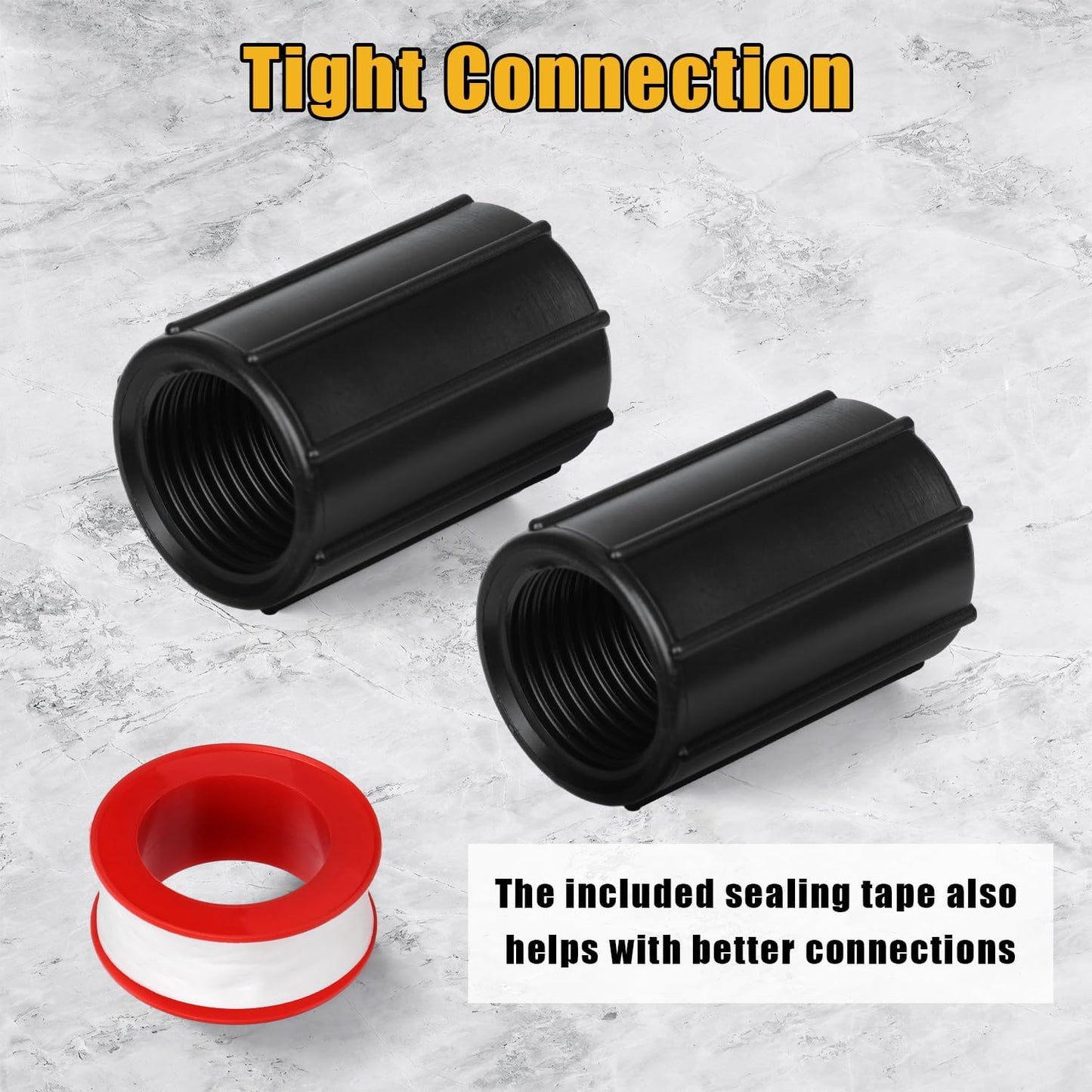 12 Conectores Roscados Hembra 1/2" PVC Riego Goteo