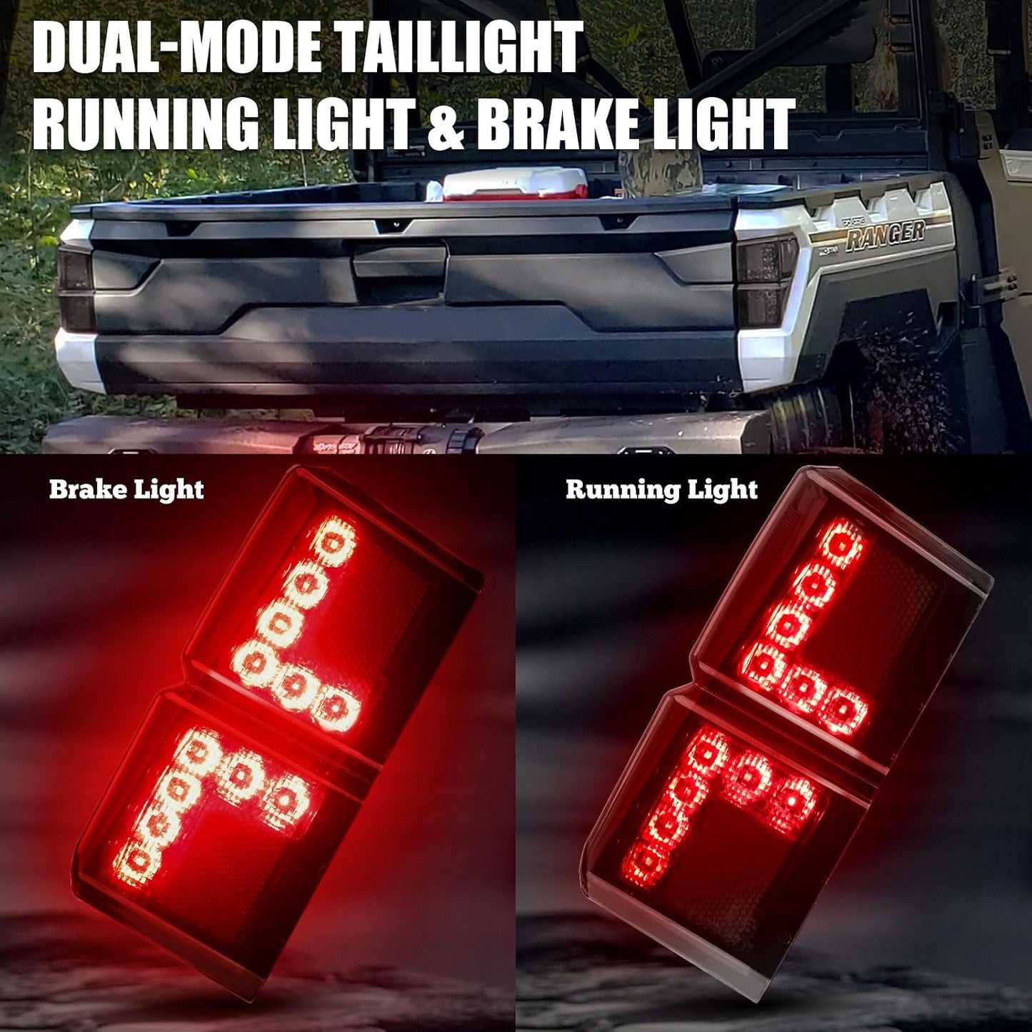 Luces traseras Polaris Ranger 2018-2025 reemplazo