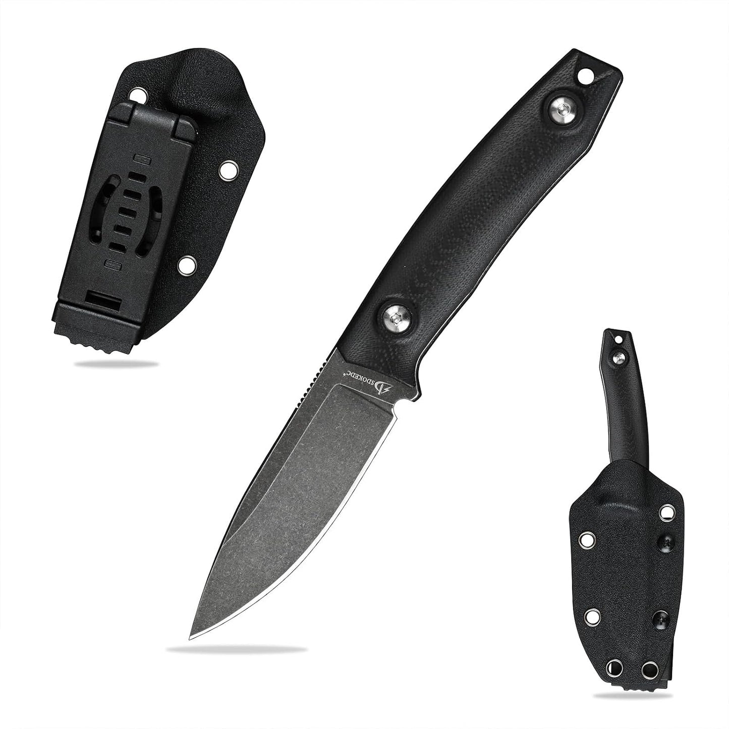 Cuchillos tácticos dc53 16.5cm hoja fija funda kydex
