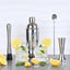 Set 4 Pzas Coctelera Mezclador Cuchara
