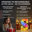 Letras luminosas recargables para dormitorio y fiestas