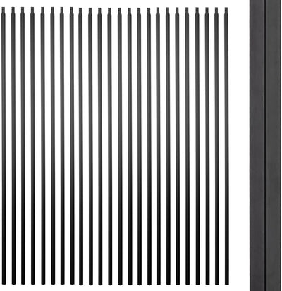 Set 50 balaustres hierro forjado barandilla metal negro