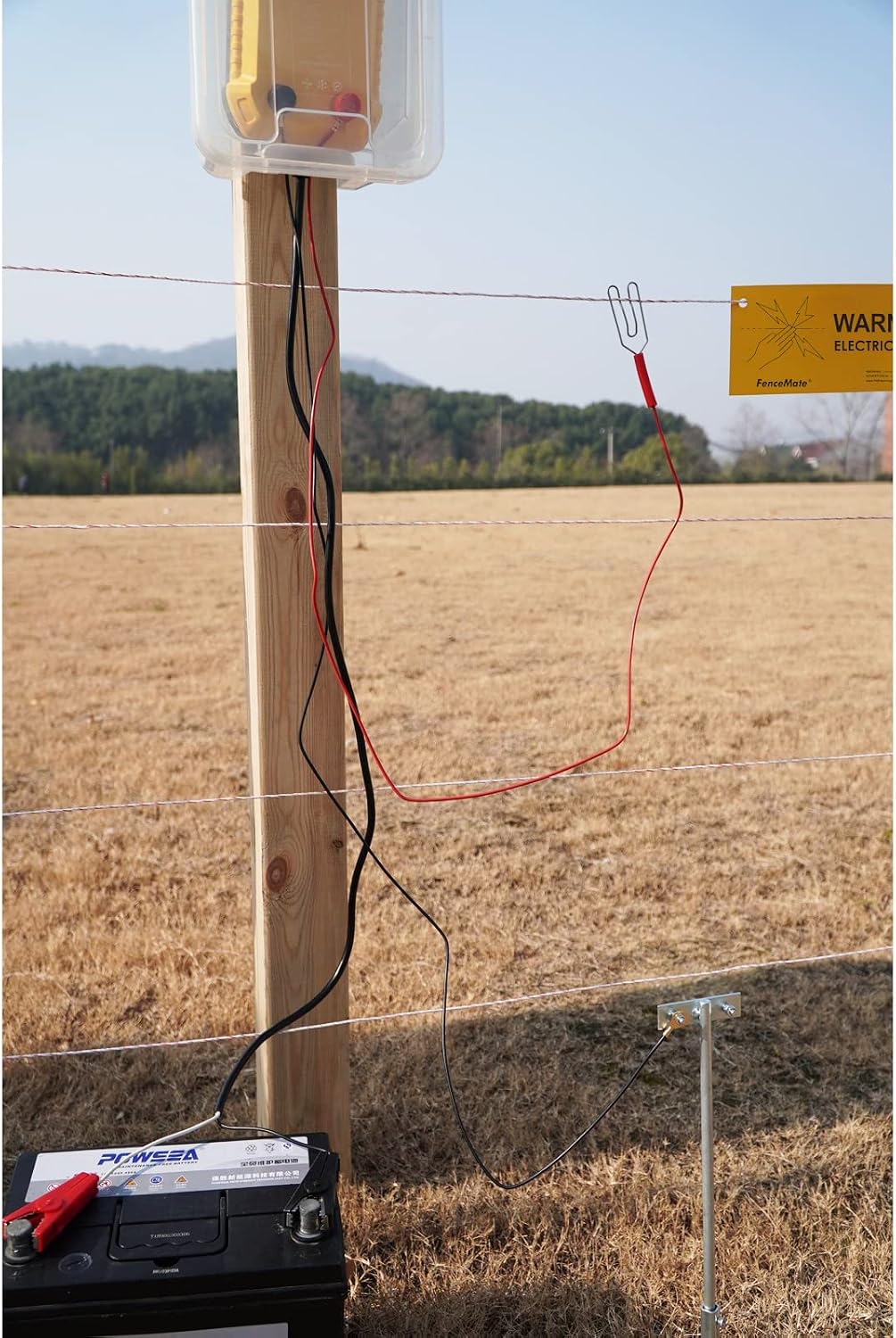 Cargador batería 1J 10kV para valla eléctrica granja
