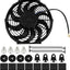 Ventilador radiador eléctrico 12V 80W 12"