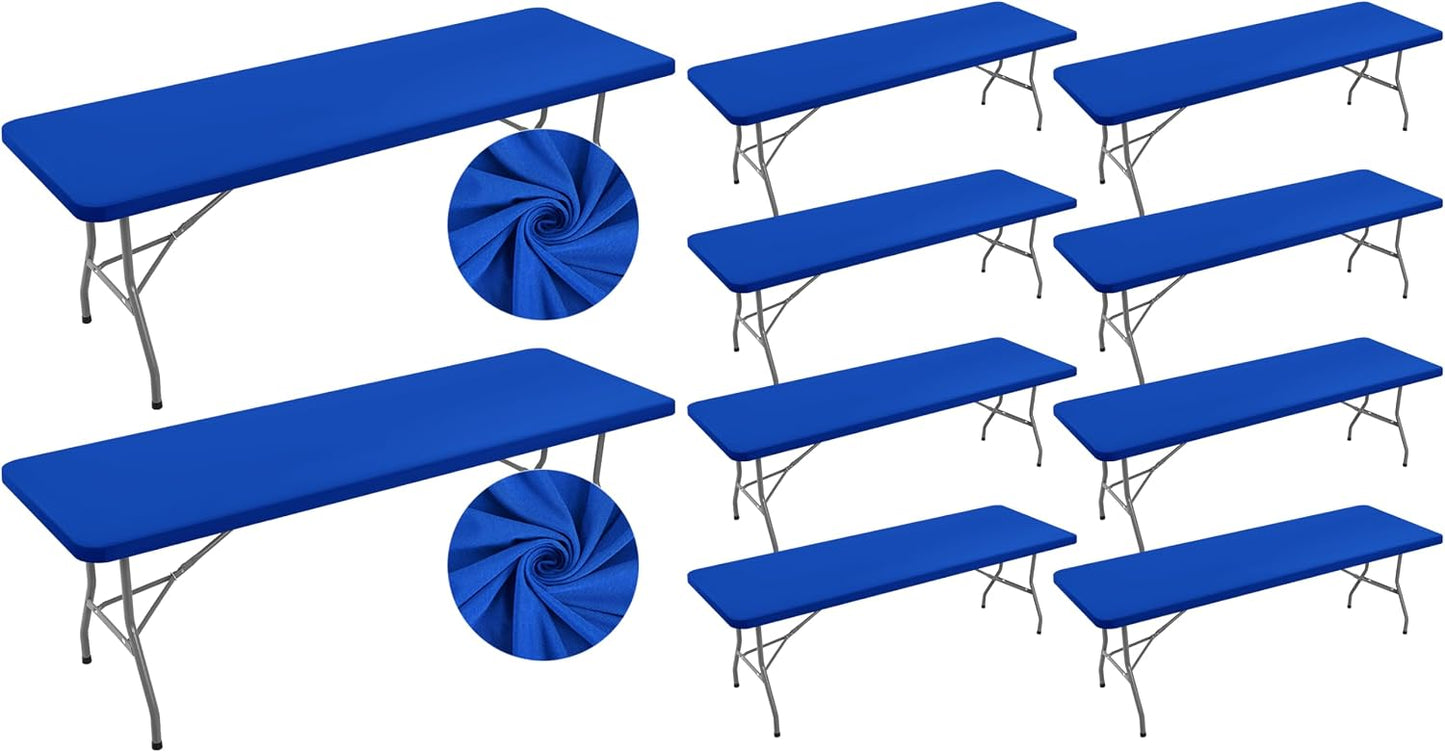 Set 10 Manteles Elásticos para Picnic 8ft Impermeable