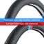 Funda volante fibra carbono cuero antiderrap 15pulg