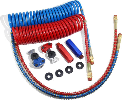 Kit mangueras freno aire enrolladas 15pies coletas 40y12"