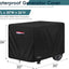 Cubierta generador 30x30x26" tela Oxford 600D impermeable