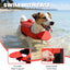 Chaleco flotador perro con asa tejido ripstop