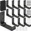 12 Ganchos plegables pared aluminio colgar tela auriculares