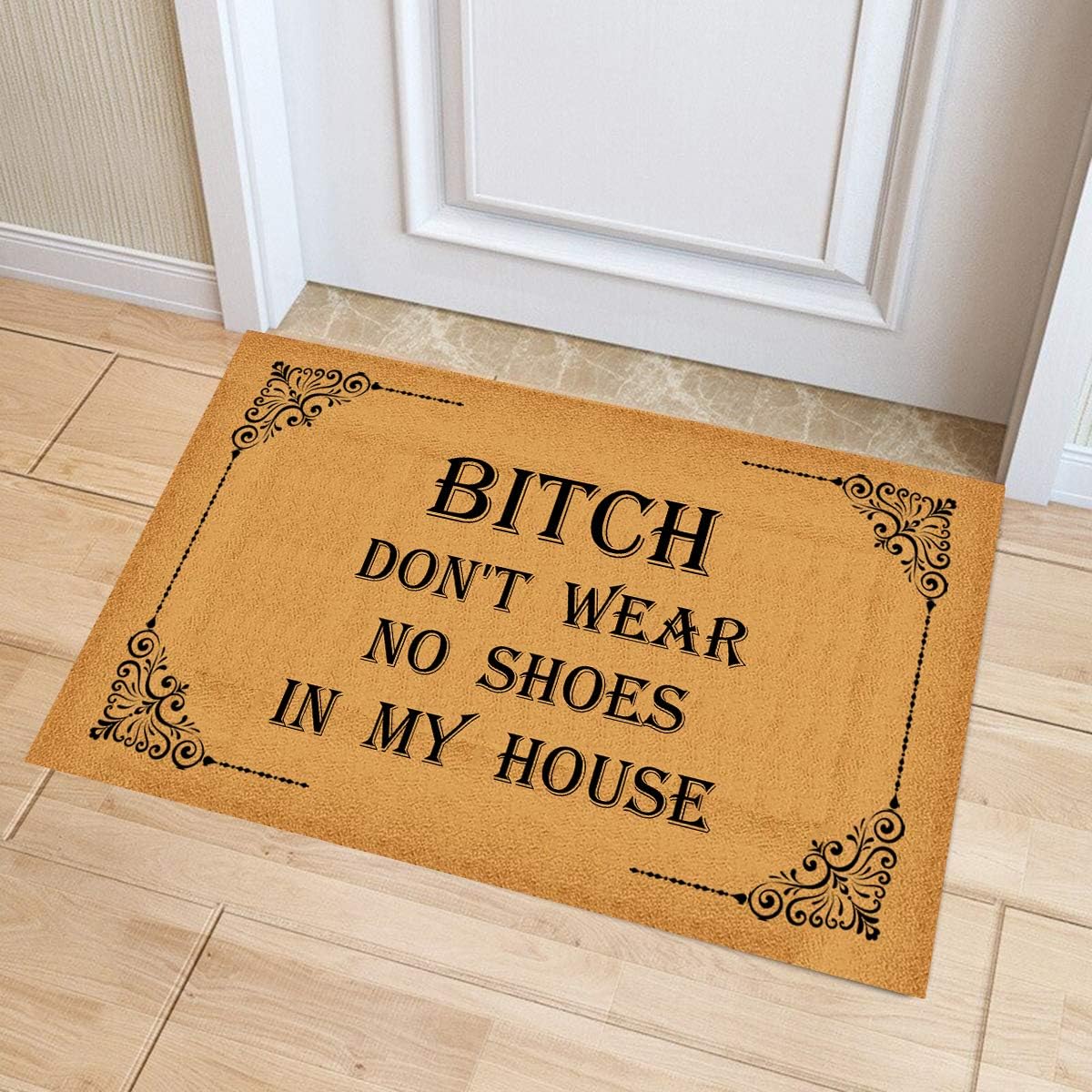 Tapete antiderrap personalizado para puerta entrada cocina