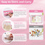 Libro broche A5 organiz. alfileres esmaltados rosa
