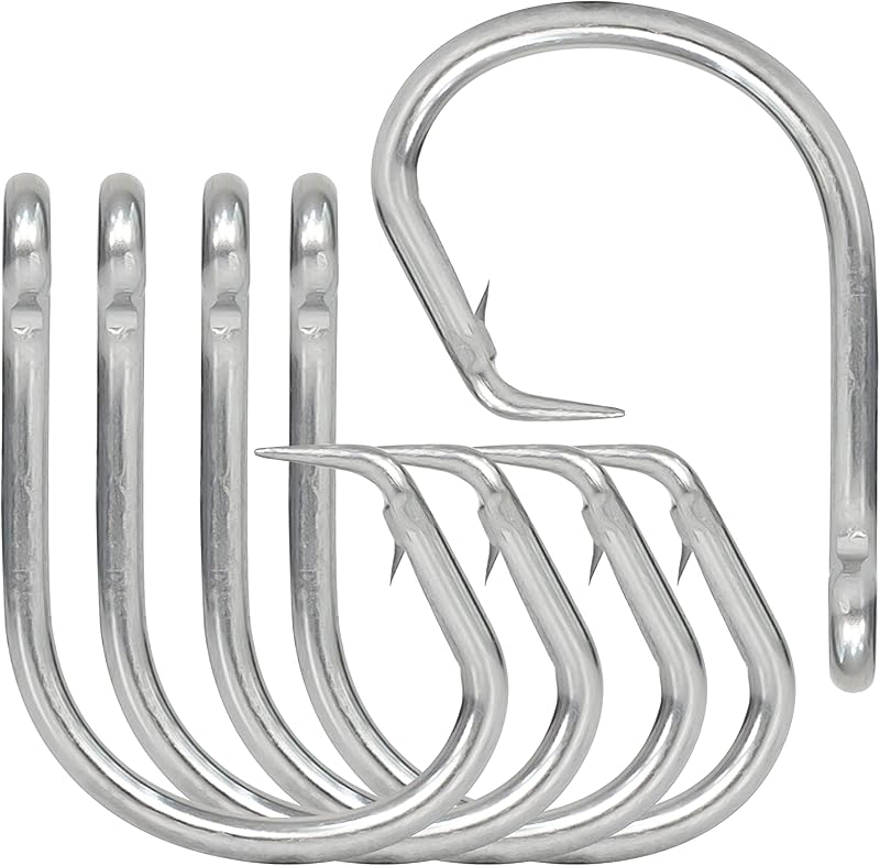 Ganchos circulares acero inox para pesca salada y dulce