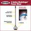 Mezclador lodo 4pulg 23.5pulg plateado