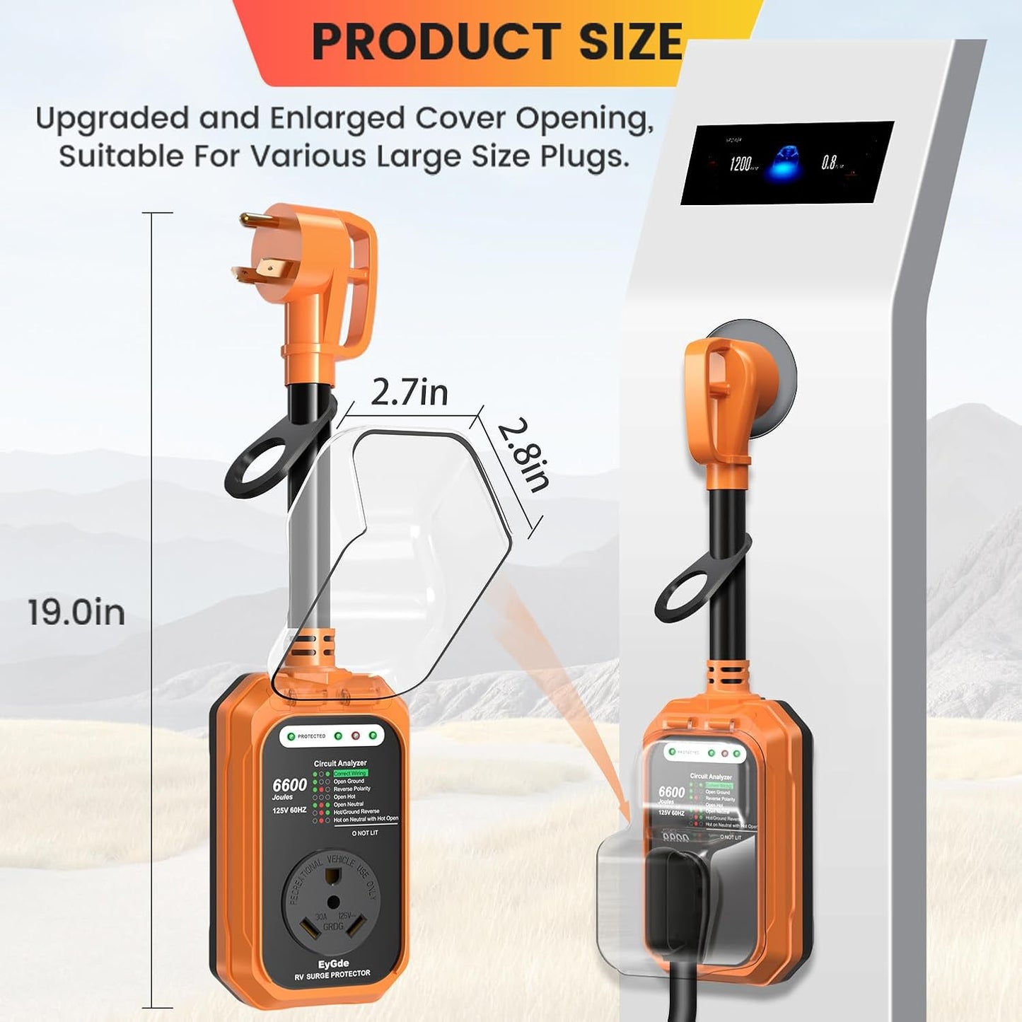 Protector sobretensiones RV 30A impermeable