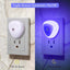 Luz nocturna LED sensor atardecer dormitorio niños