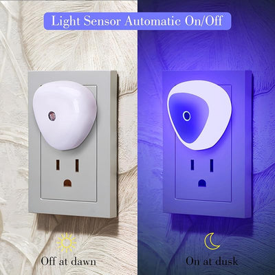 Luz nocturna LED sensor atardecer dormitorio niños