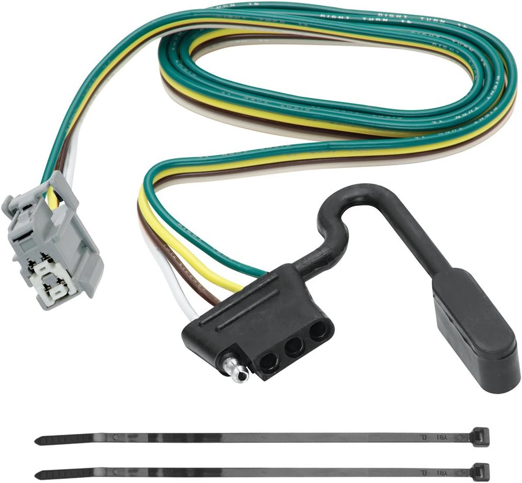 Paquete cableado arnés remolque 4 planos color plata
