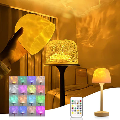 Proyector inalámbrico luz ambiental RGB con control remoto
