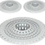 Colector pelo drenaje bañera 3 pzas silicona plegable