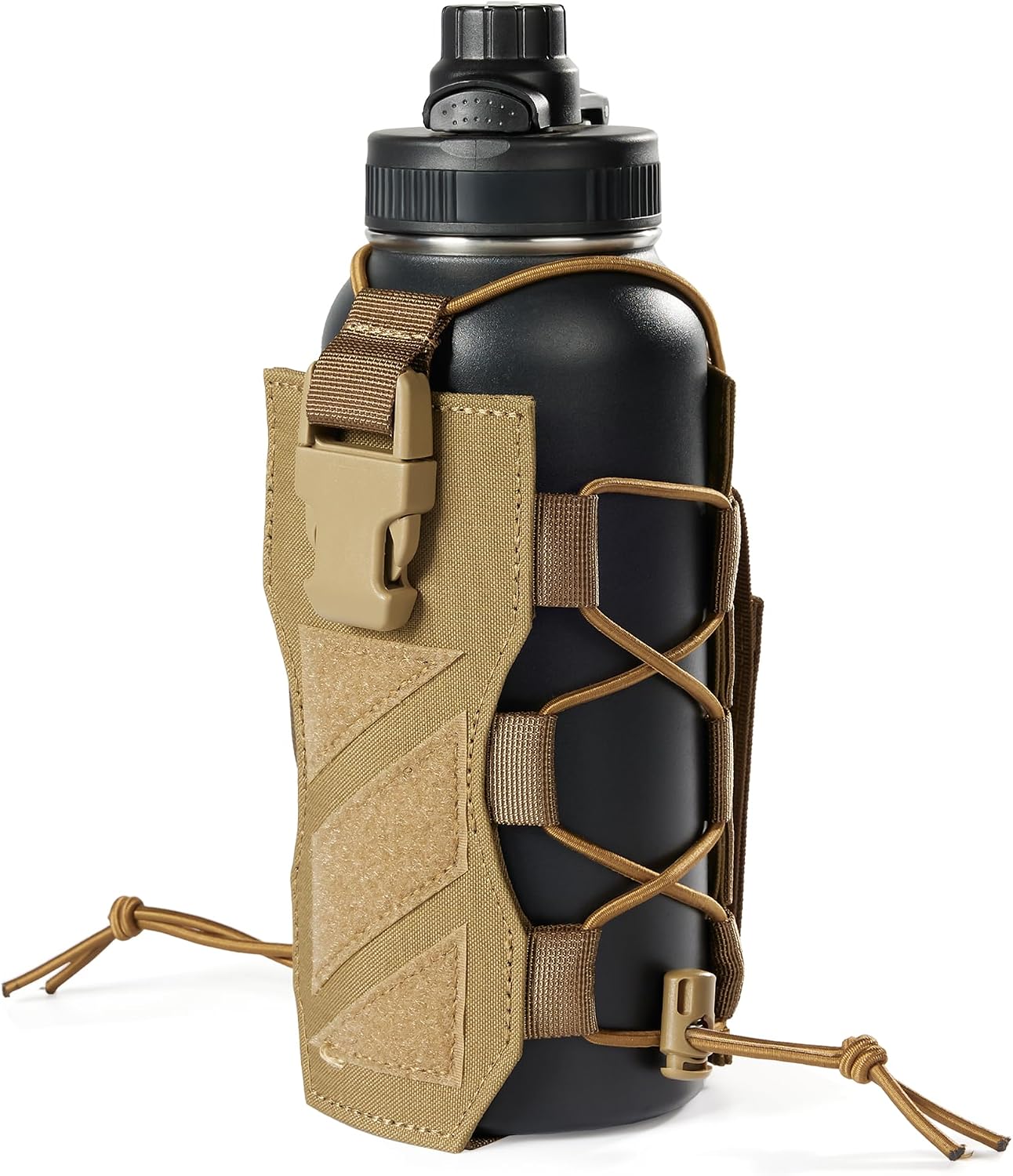Soporte botella agua funda táctica 500D 18-32oz