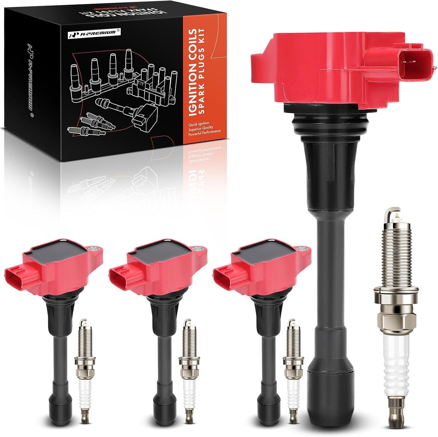 Set 8 Bobinas Encendido Bujías Iridio Nissan Versa 12-19