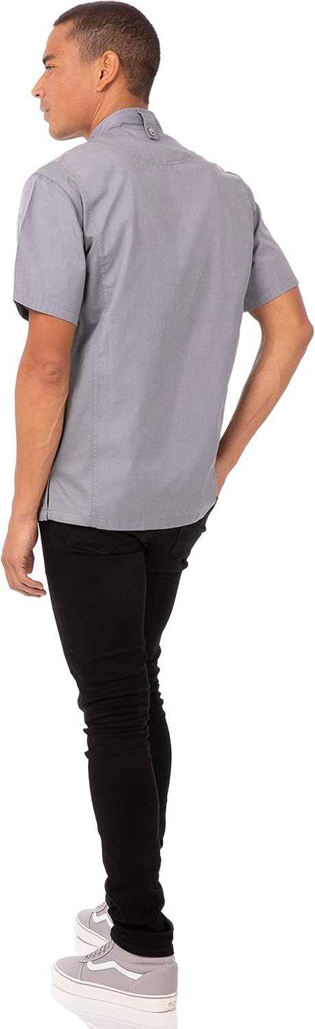 Abrigo Chef para Hombre de Algodón con Capucha y Bolsillos