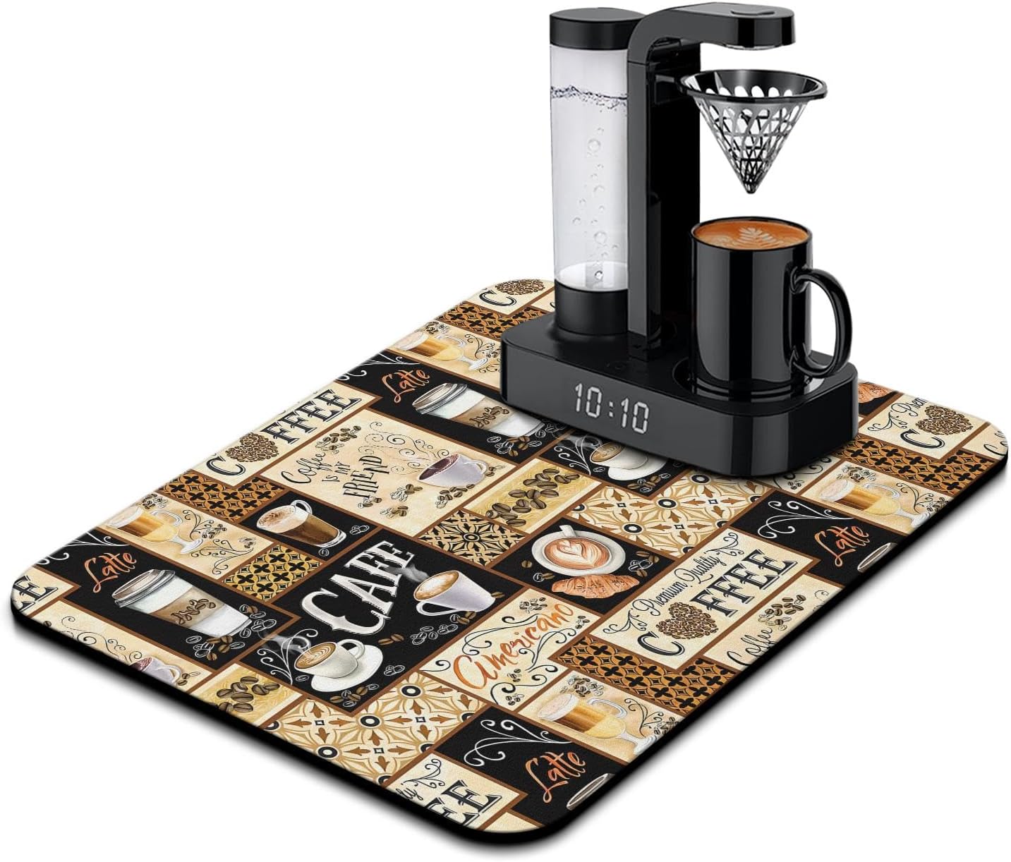 Alfombrillas silicona antideslizantes 24x18pulg cafetera
