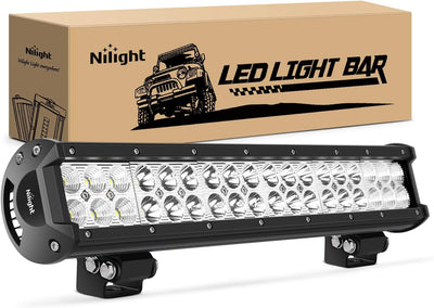 Barra luz LED 17pulg 108W foco puntual e inundacion IP67