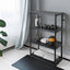2 Pzas Estante Ventilado 18x36x54.5" Negro