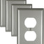 Cubiertas metal enchufes pared interruptor varios