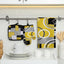 Juego de 6 piezas decoración de cocina accesorios granja soportes para ollas paños manoplas guantes
