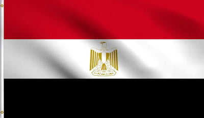 Bandera Egipto 100% poliéster 3x5pies resistente UV
