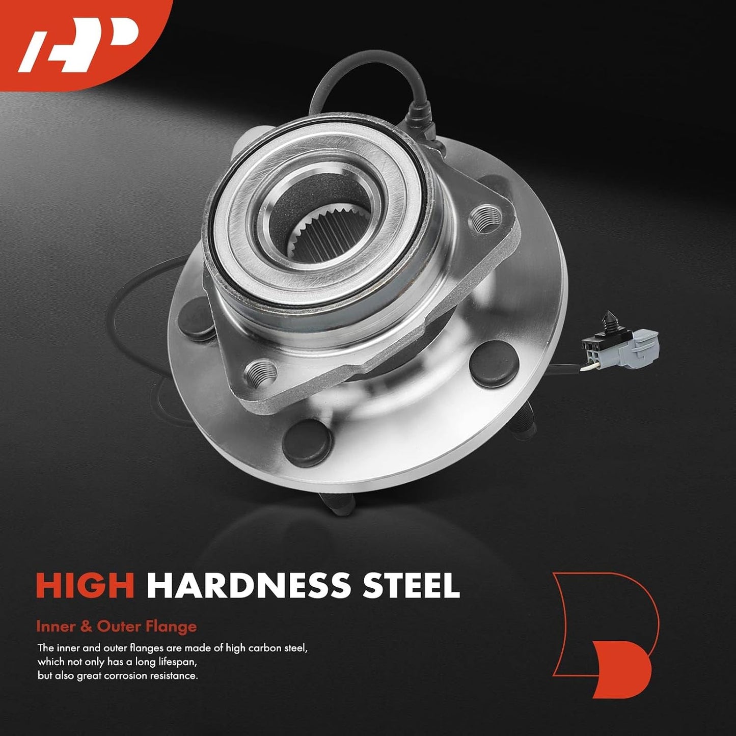 Cojinete rueda delantera izquierda kit cubo ABS Dodge Ram